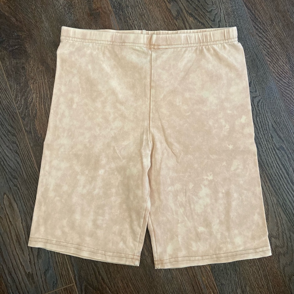 Forever 21 tan/cream bike shorts